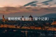 蜜桃视频 好用吗（留个记录）